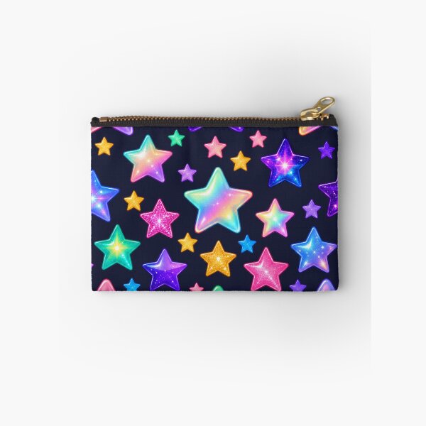 Item preview, Fantasy Galaxy Stars – Colorful Holographic & Glitter Star Pattern designed and sold by HO•Designs.