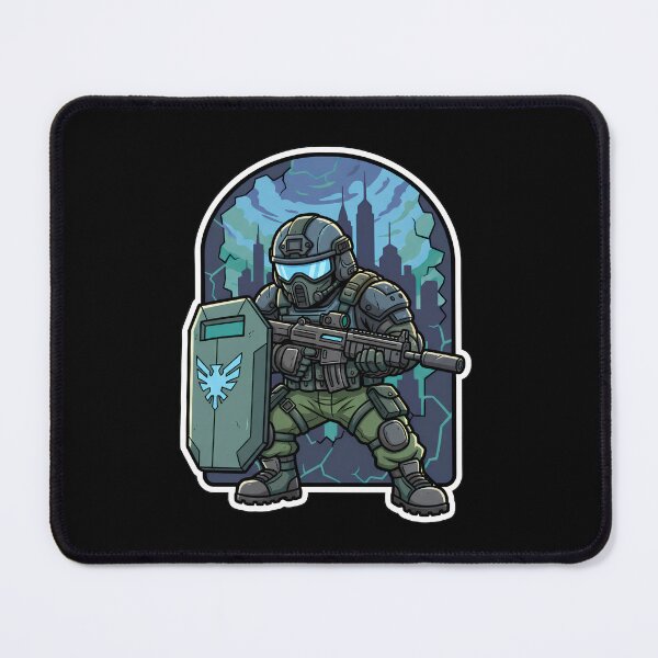 Item preview, Riot Shield Defender - Tactical Gamer Art designed and sold by InspiredBrush20.
