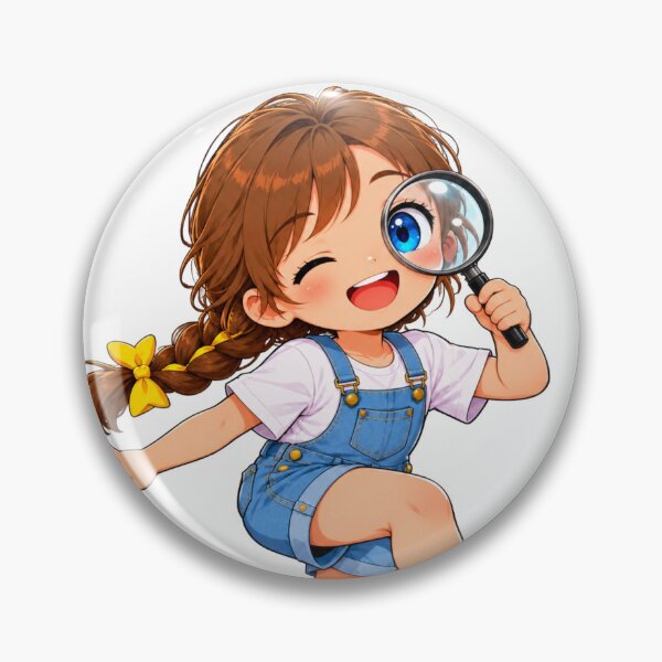 Item preview, Kenzie Little Detective Cartoon Character Design designed and sold by Kenzie & Co.