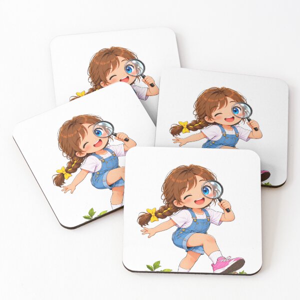 Item preview, Kenzie Little Detective Cartoon Character Design designed and sold by Kenzie & Co.