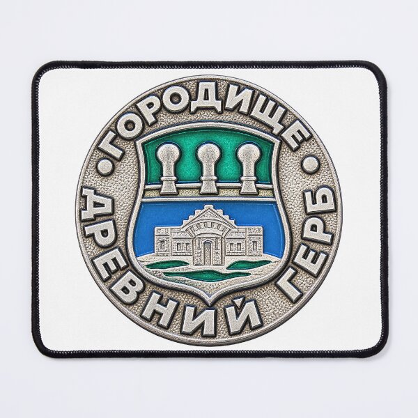 Item preview, Gorodishche Ancient Russian Settlement Badge designed and sold by nikkolaus.
