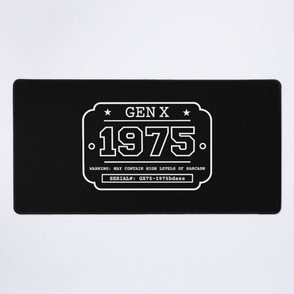 Item preview, 1975 GEN X Badge Vintage Industrial Label Generation X Design Retro Birthday Year designed and sold by HYPNK.