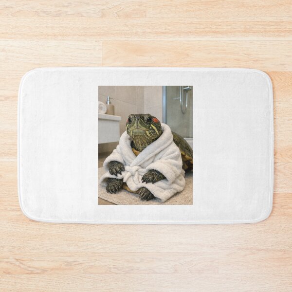 Item preview, Red Eared Slider Turtle Spa Bathrobe designed and sold by Sillytoe.