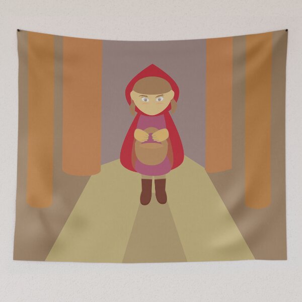 Item preview, Red Hooded Girl designed and sold by ROSE ANN BANILAR.