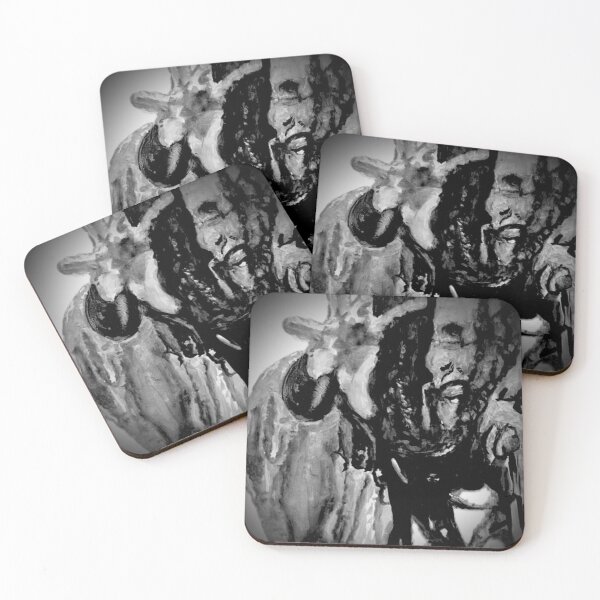 Item preview, Reggae Master,  Bob Marley, Jamming, black and white portrait designed and sold by Art by Fruitcake.