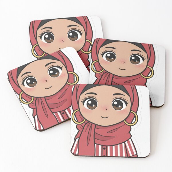 Item preview, Red Stripes & Gold Hoops  designed and sold by TheModernMuslimchibi&more .