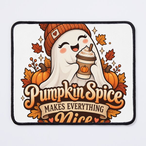 Item preview, Pumpkin Spice Makes Everything Nice Cute Fall Ghost designed and sold by T-shirtLegendUS.