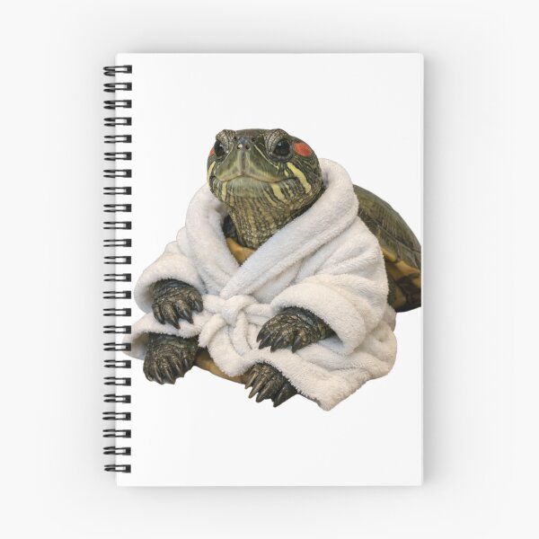 Item preview, Red Eared Slider Turtle Plush Bathrobe designed and sold by Sillytoe.