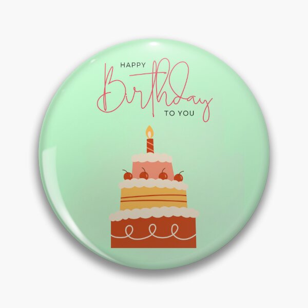 Item preview, Happy Birthday To You Tiered Cherry Cake designed and sold by creativerooney.