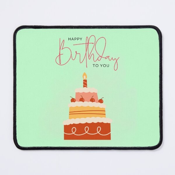 Item preview, Happy Birthday To You Tiered Cherry Cake designed and sold by creativerooney.