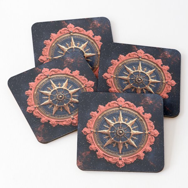 Item preview, Birth Chart Wheel, 3d Render, Warm Coral designed and sold by Checho30.