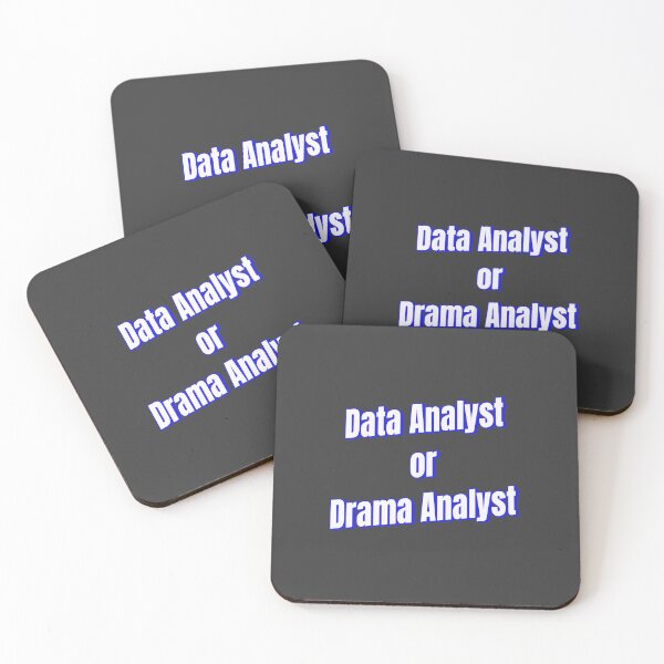 Item preview, Data Analyst or Drama Analyst designed and sold by Ifcitiesdesign.
