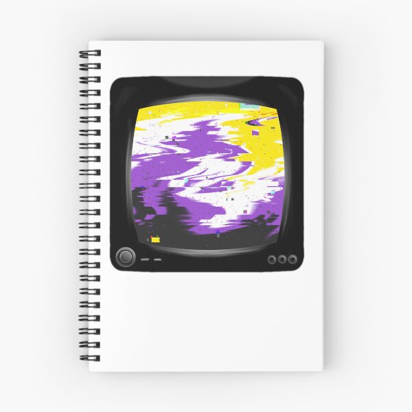 Item preview, Trippy TV nonbinary flag designed and sold by Bee Stings.