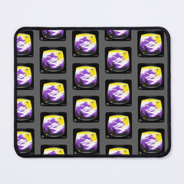 Item preview, Trippy TV nonbinary flag designed and sold by Bee Stings.