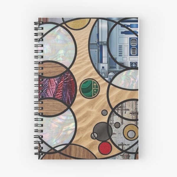 Item preview, Sci-Fi Astromech Mosaic Dunes Futuristic Geometric Art designed and sold by Billys-Orbit.