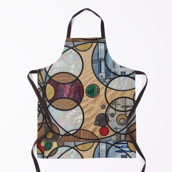 Item preview, Sci-Fi Astromech Mosaic Dunes Futuristic Geometric Art designed and sold by Billys-Orbit.