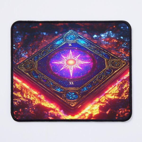 Item preview, Mystical Tarot Card, 3d Render, Vibrant Multicolor Holographic designed and sold by Checho30.