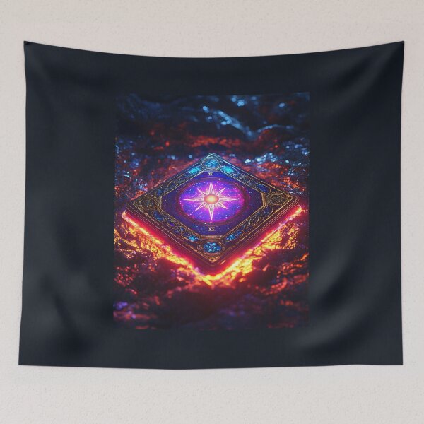 Item preview, Mystical Tarot Card, 3d Render, Vibrant Multicolor Holographic designed and sold by Checho30.