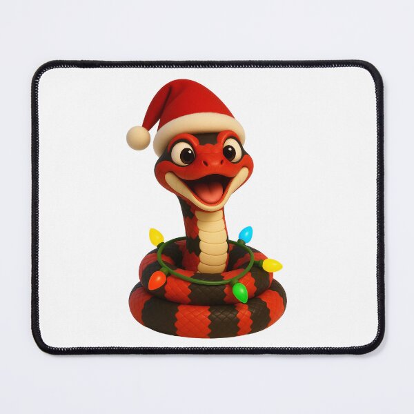 Item preview, Scarlet King Snake Christmas Colors designed and sold by Sillytoe.