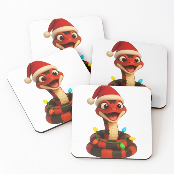 Item preview, Scarlet King Snake Christmas Colors designed and sold by Sillytoe.