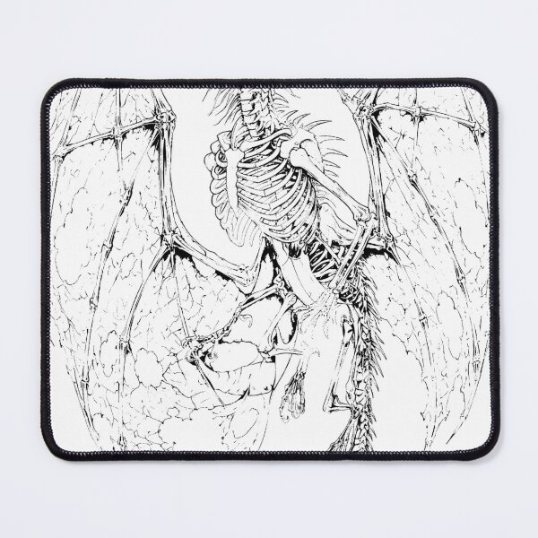 Item preview, Scorpion-Tail Skeleton Dragon - Bone Beast Ink Art designed and sold by DragonSerpent Ink.