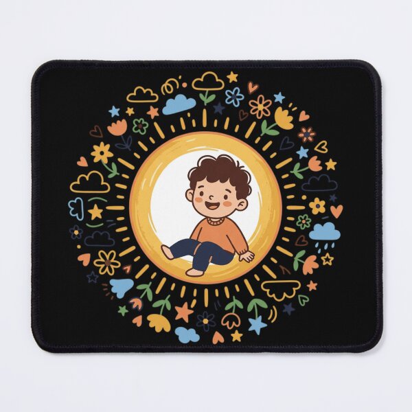 Item preview, You Are My Sunshine Cute Toddler Boy Folk Art Nursery Sunburst designed and sold by mood-draftsman.