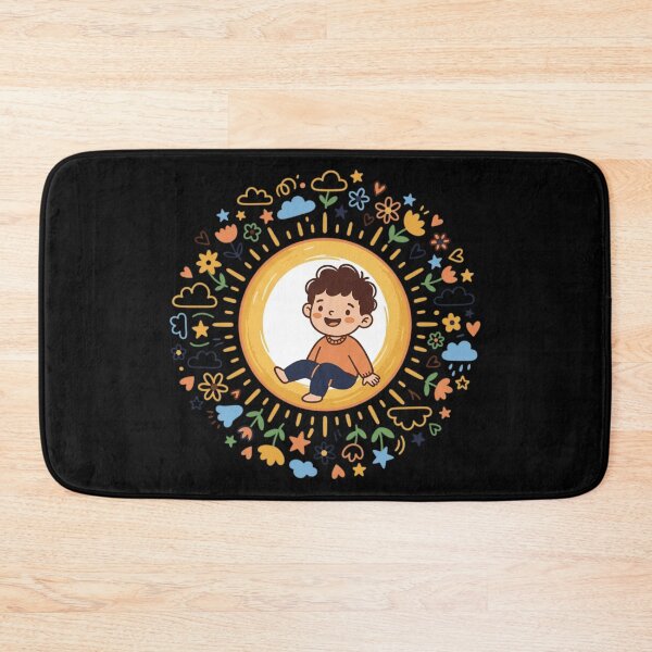 Item preview, You Are My Sunshine Cute Toddler Boy Folk Art Nursery Sunburst designed and sold by mood-draftsman.