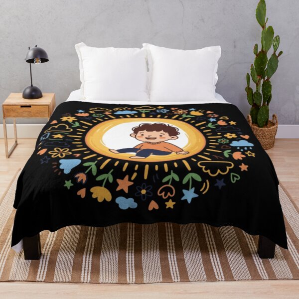 Item preview, You Are My Sunshine Cute Toddler Boy Folk Art Nursery Sunburst designed and sold by mood-draftsman.