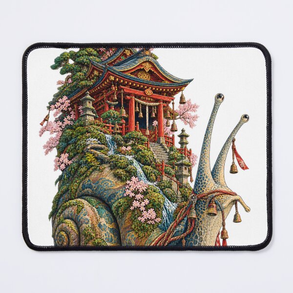 Item preview, The Sanctuary Spiral Staircase – Mystical Snail Shrine Ukiyo-e designed and sold by Substance_life.