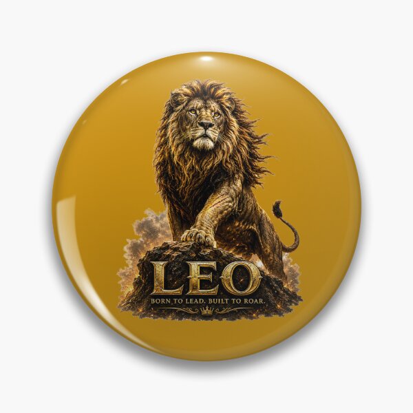 Item preview, Leo the Lion Zodiac – Born to Lead Built to Roar Astrology Art designed and sold by Classic Chaos Creations.