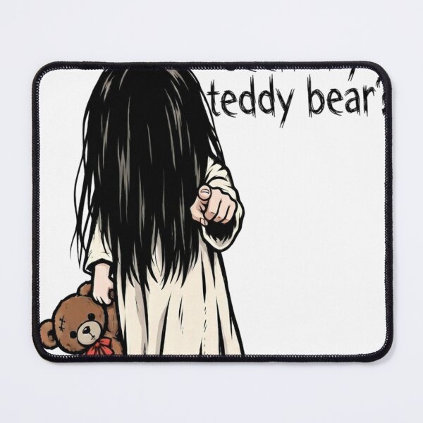 Item preview, Creepy Spooky Cute Halloween Horror Girl with Teddy Bear Graphic Design designed and sold by LavIsInTheAir.