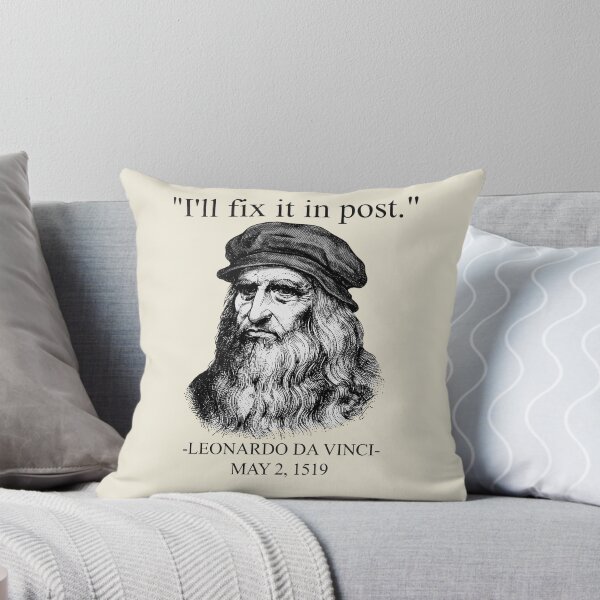 Item preview, Leonardo Da Vinci | I'll Fix It In Post Meme designed and sold by AOCollections.