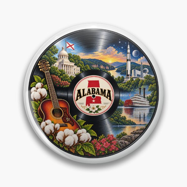 Artikelvorschau, Alabama Vinyl-Schallplatte entworfen und verkauft von Whimspired By Paxx.