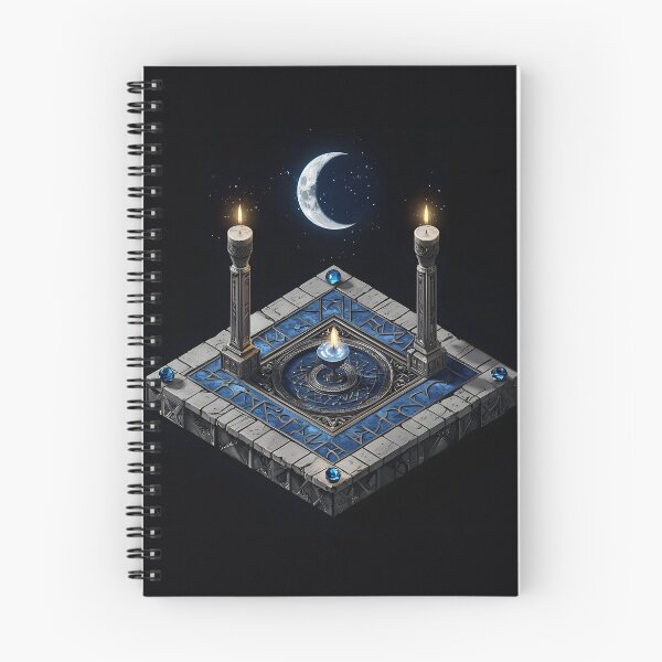 Item preview, Moon Ritual Candle, 3d Render, Cool Steel designed and sold by Checho30.