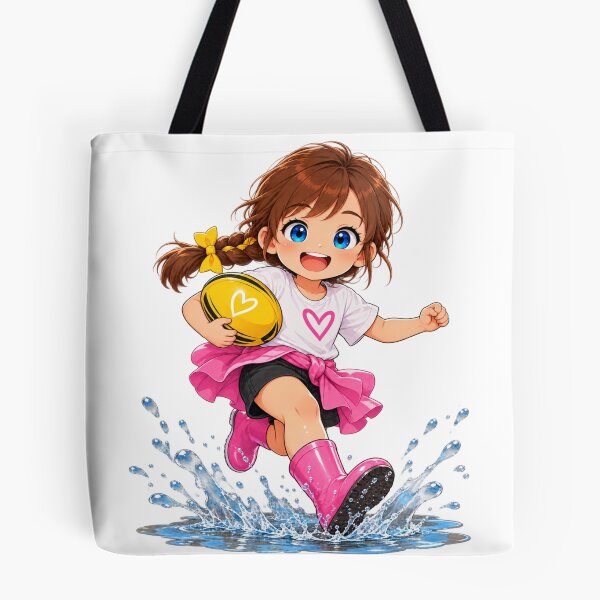 Item preview, Kenzie Muddy Puddle Rugby Ball Cartoon Character Design designed and sold by Kenzie & Co.