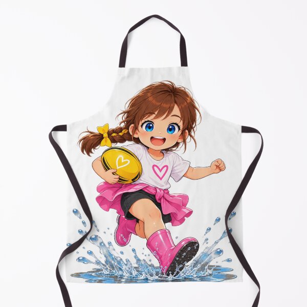 Item preview, Kenzie Muddy Puddle Rugby Ball Cartoon Character Design designed and sold by Kenzie & Co.