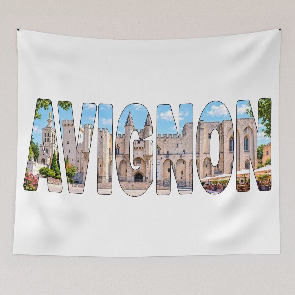 Item preview, AVIGNON - Provence Region Vaucluse France Palais des Papes Sunny Day designed and sold by Adam Gormley.