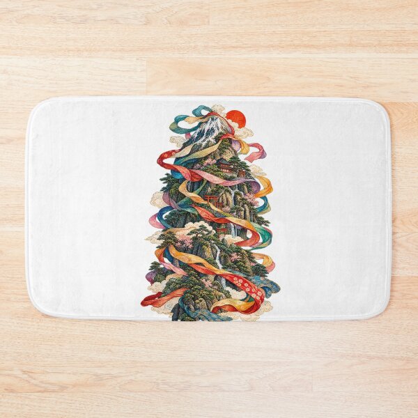 Item preview, The Sacred Mountain – Japanese Ukiyo-e Fantasy Landscape designed and sold by Substance_life.