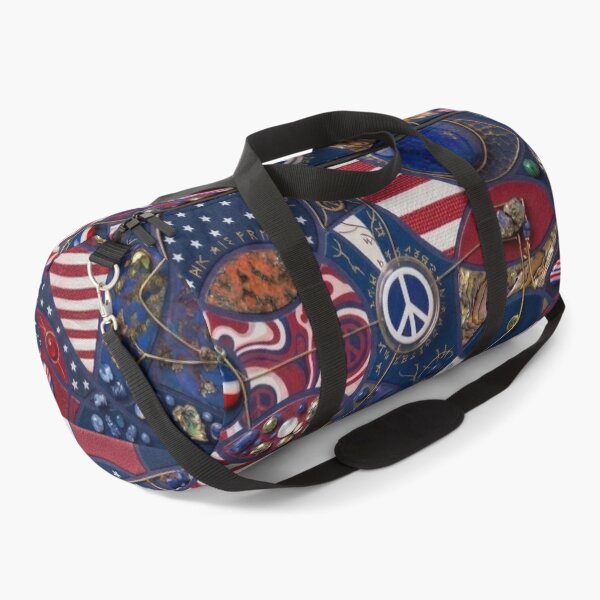Item preview, Vintage Patriotic Peace Sign Americana Mixed Media Art designed and sold by Billys-Orbit.