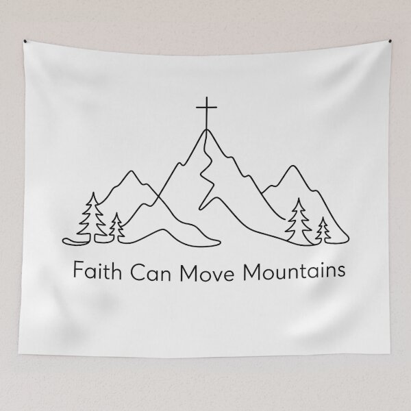 Item preview, Faith Can Move Mountains designed and sold by BestCoolStuff.