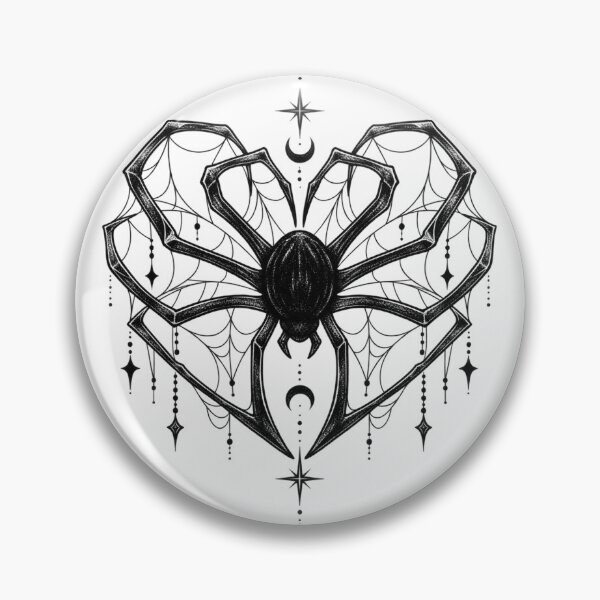 Item preview, Decorated Spider Heart Legs Celestial Halloween Design designed and sold by bipsybutton.