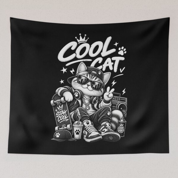 Item preview, Cool Cat  designed and sold by Meow Story .