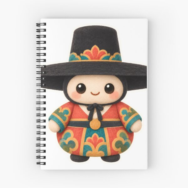 Item preview, Cute Mascot Character Defined by a Wide Black Horsehair-brimmed Hat, Traditional Scholar Hat Silhouette Exaggerated — Marker-style Digital Illustration designed and sold by radou88.