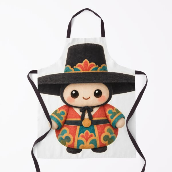 Item preview, Cute Mascot Character Defined by a Wide Black Horsehair-brimmed Hat, Traditional Scholar Hat Silhouette Exaggerated — Marker-style Digital Illustration designed and sold by radou88.