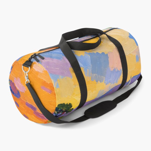 Item preview, Colorful Sailboats on Mediterranean Beach Impasto Seascape designed and sold by GutyzDesignsES.