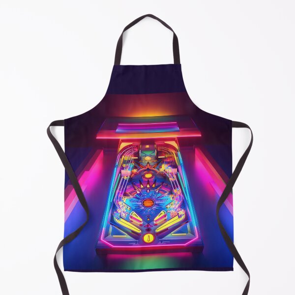 Item preview, Neon Pinball Machine, 3d Render, Vibrant Rainbow Spectrum designed and sold by Checho30.