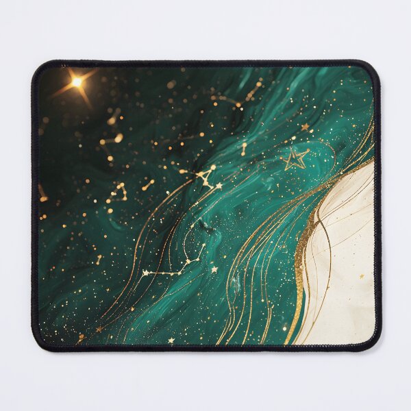 Item preview, Constellation Star Map, 3d Render, Vibrant Emerald designed and sold by Checho30.