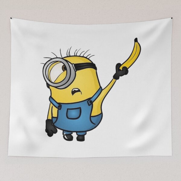 Item preview, Minion Stuart with Banana designed and sold by wingoo22.