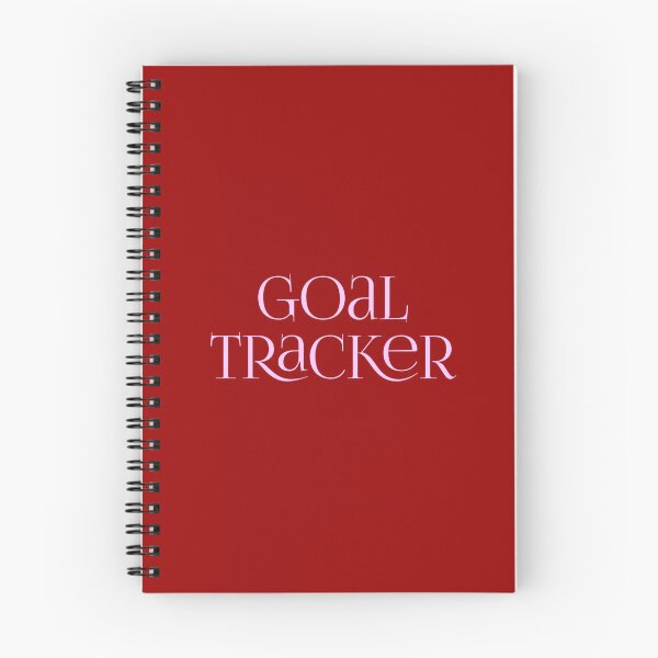 Item preview, GOAL TRACKER | inspirational notebook designed and sold by thehappyintrovert .