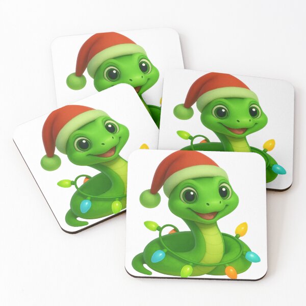 Item preview, Smooth Green Snake Christmas Lights designed and sold by Sillytoe.